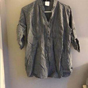 Button down quarter sleeve